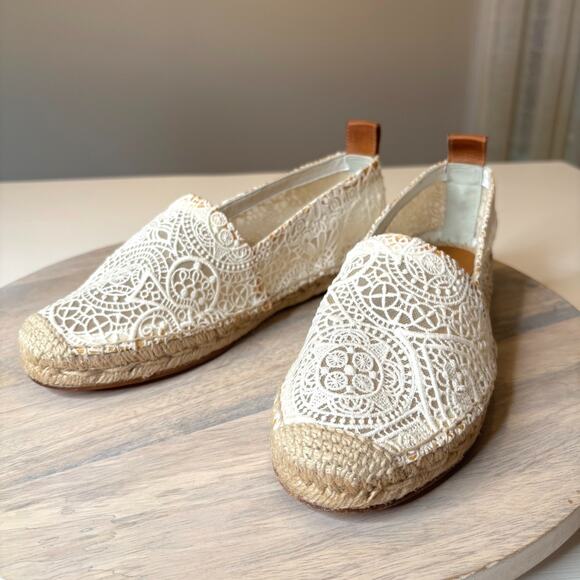 Chloé Fabri Lace Espadrilles White 38 Women's Designer Shoes NIB Box Dust Bag - Picture 2 of 13